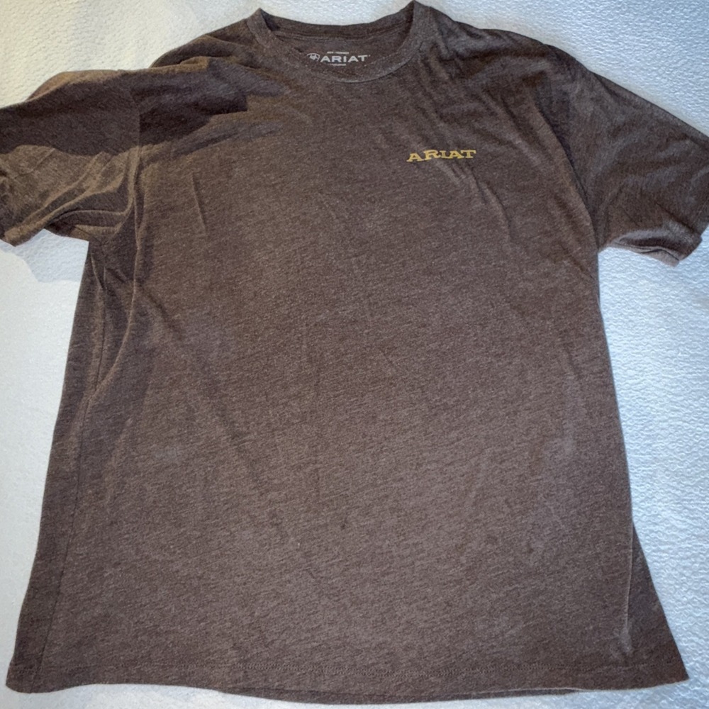 Ariat Mens 2XL Lot Of 3 T Shirts Tractor Military Brown Soft Short Sleeve - Picture 8 of 9